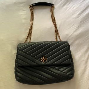 Kira Chevron Leather Crossbody Bag